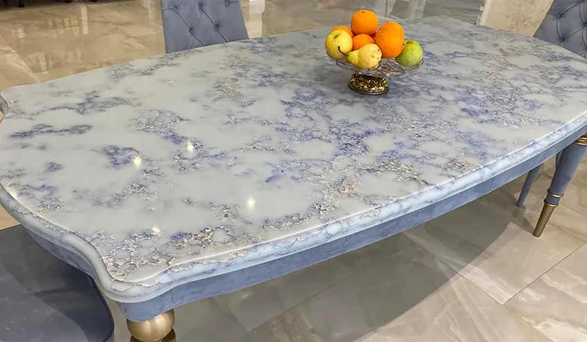 Кварцевый агломерат Azul Imperiale